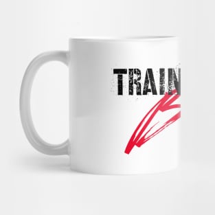 Distressed Workout Motivation Quote Train Like A Beast Mug